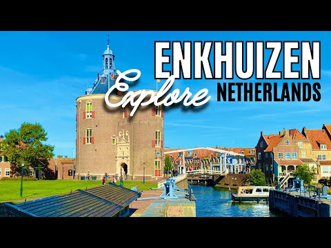 ENKHUIZEN, NETHERLANDS | 4K Walking Tour in Old Town of North Holland