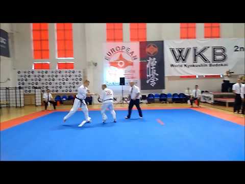 Igor Shandra - Eneko Delgado Deacosta. 2nd European Karate Championship. 1/2 Final -65kg.