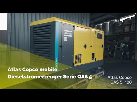 Atlas Copco mobile Dieselstromerzeuger Serie QAS 5