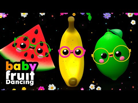 My Happy Song 🍓 | Baby Fruit Dancing | Low Stimulation Sensory Video for Toddlers