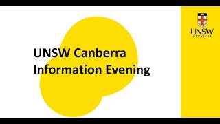 UNSW Canberra Cyber Security Information Evening 2026