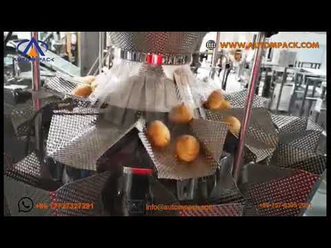 ATM 420W 50g - 250g 500g Puffed food Potato chips Rice Sachet Packaging Machine