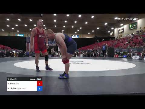 88 Lbs Rr Rnd 2 - Kevin Pine, Las Vegas Wrestling Club Vs Morgan Robertson, MWC Wrestling Academy