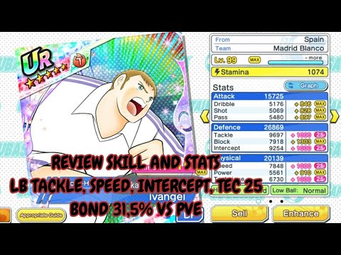 REVIEW IVANGEL ALL SKILL AND STATS WITH 31,5% BOND FULL LB || CAPTAIN TSUBASA DREAM TEAM