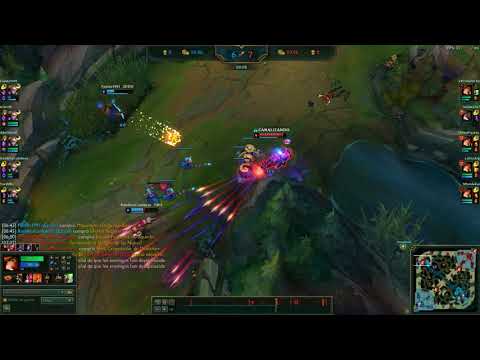 Miss fortune vs Ezreal One for Alll - 4vs5 - League of Legends