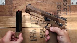 Video: Sig Sauer P320 M17 9mmx19 4.7 tum 21 rd