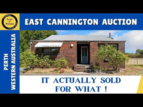 EAST CANNINGTON Auction - The Sale Price Says Everything About the Market - Perth, Western Australia