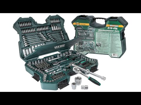 Набір Інструментів Mannesmann 215 шт. (M98430) БЕЗКОШТОВНА ДОСТАВКА. Офіційний представник. Німецька якість. - фото 1 - id-p2318096625