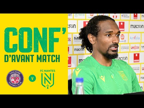 Samuel Moutoussamy avant Toulouse FC - FC Nantes