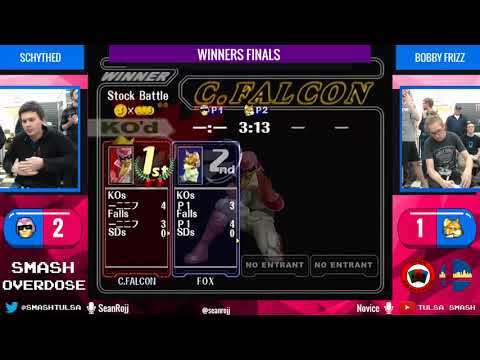 Smash Overdose 4 - Schythed (Captain Falcon) vs Bobby Frizz (Fox) - Winners Finals