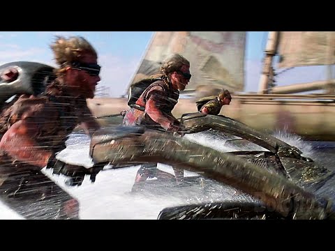 Attack of the Sky Pirates (Full Scene) | Waterworld 🌀 4K