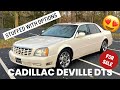 Beautiful 2004 Cadillac DeVille DTS Sedan White Lightning Only 2750 By Elite Motor Cars Sold