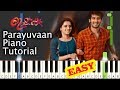 Parayuvaan Piano Tutorial Notes & MIDI | Ishq | Malayalam Song