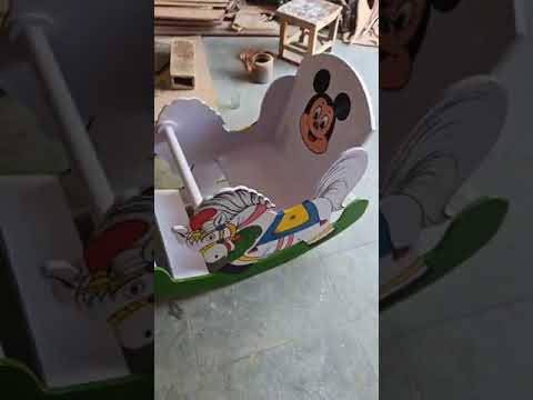 Kids Wood Rocking Horse Chair