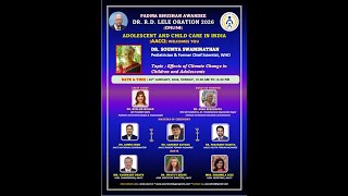 6th (Padmabhushan Awardee) DR. R. D. LELE ORATION 2026