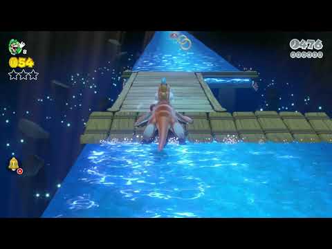 Super Mario 3D World (Switch) 5-1 Speedrun - Time: 60 (Former WR)