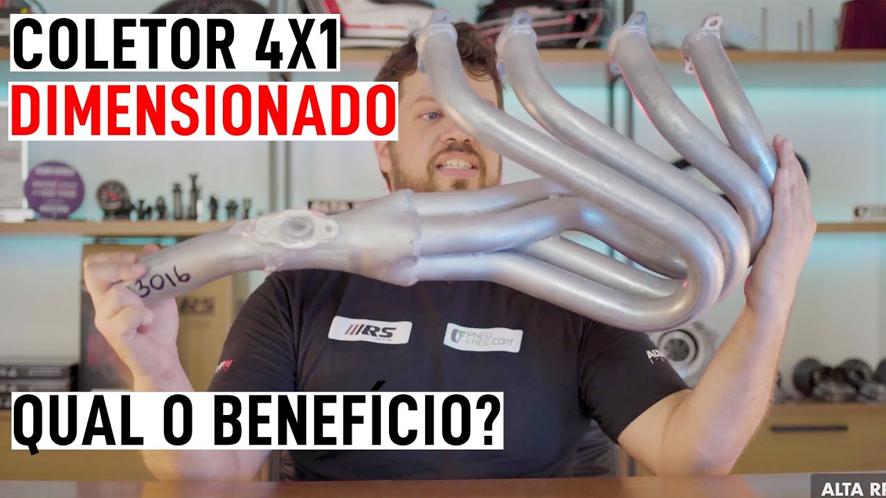 COLETOR DE ESCAPE "4x1": O QUE ELE FAZ? - Como Funciona - Alta RPM
