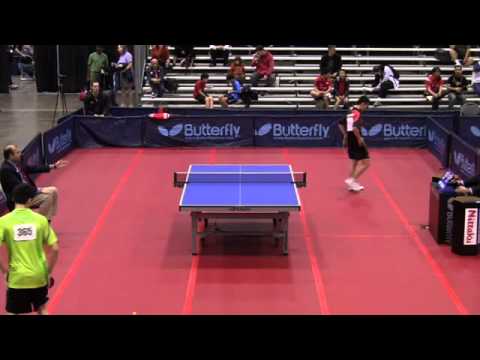 2011 US Nationals Round of 32 Highlights - Yahao Zhang vs Grant Li