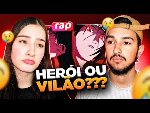 (Ela chorou😢) Rap do Itachi | 7mz (Naruto) | Lives react #01