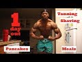 1 DAY OUT - Pancakes!!!, Self Tanning, Meals (Part 2) | Contest Prep Ep.46