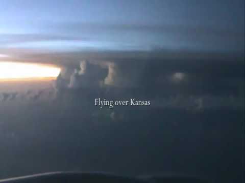 Flying over a Thunderstorm