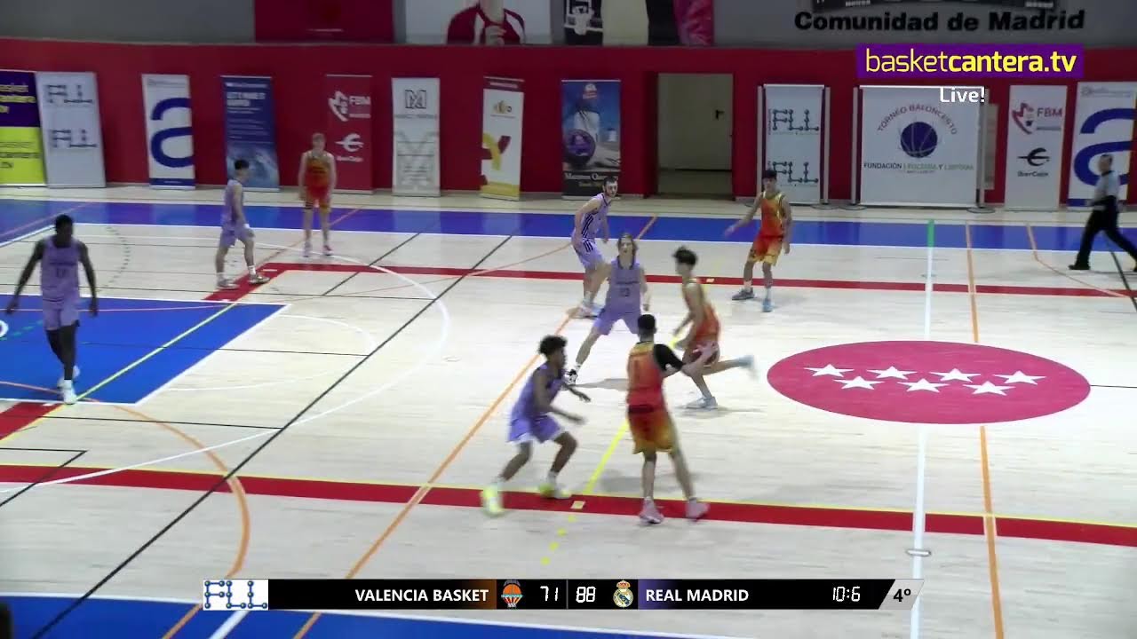 U15M. VALENCIA BASKET vs REAL MADRID.- Torneo Cadete de la Fundación Leucemia y Linfoma 2022