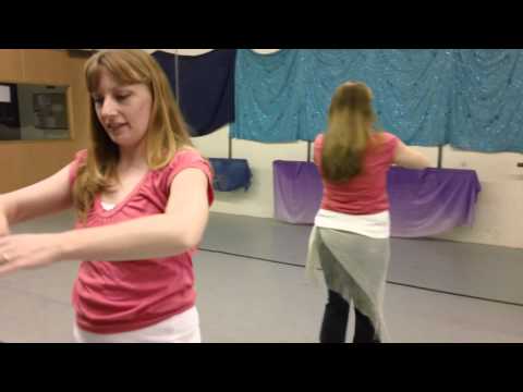 Video of Beginning Belly Dancing With Talia   Lesson # 15 A Three Step Spin