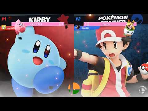 qwertz143 (Mii Gunner/Kirby/Bowser) vs Drazer (Pokemon Trainer) - SSB India June Online Tournament