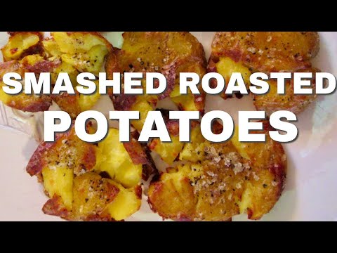 SMASHED ROASTED POTATOES | Side Dish Recipe