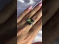 Серебряное кольцо с мистик топазом 6.408ct