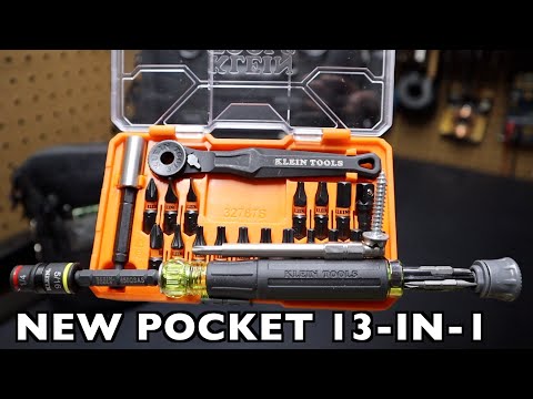 NEW Klein Tools 13-in-1 Pocket Screwdriver Electrician Version 32600P