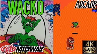 Wacko Arcade ( Midway 1983 ) 4k Gameplay