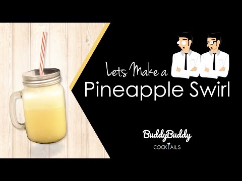 Pineapple Swirl Cocktail Recipe by BuddyBuddy Cocktails
