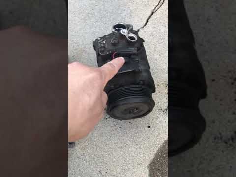 Mercedes C240 M112 W203 AC Compressor Installation 3