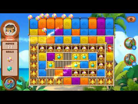 Lost Island Blast Adventure Level 1726 NO BOOSTERS - A S GAMING