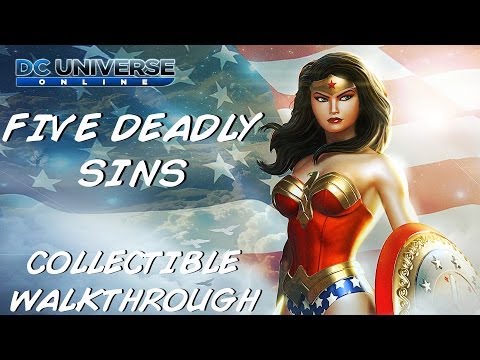 DC Universe Online Collectible Walkthrough - Deadly Sins [Hero] Part 1
