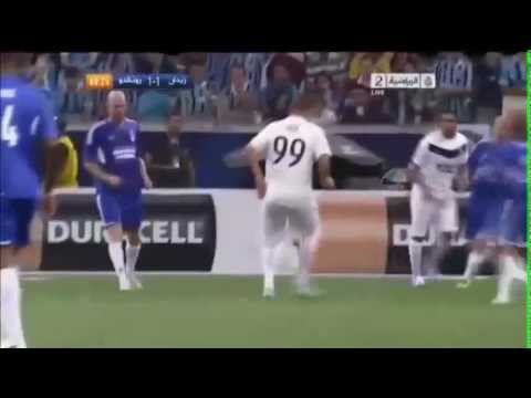 GOALS FALCAO RONALDO ZIDANE IN THE MATCH OF THE LEGEND !