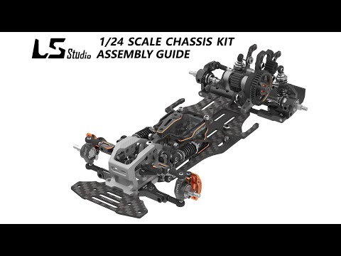 LS Studio LSD Plaid 1/24 RWD Drift Chassis の組み立て