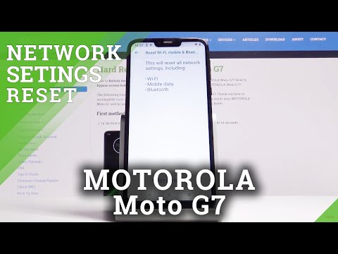 How to Reset Network Settings in MOTOROLA Moto G7 - Network Fix