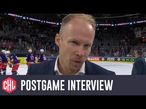 Postgame interview: Adler Mannheim vs HC Bolzano
