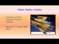 Fiber optic cable used in telecommunication pdf