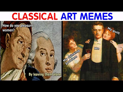 Hilarious Classical Art Memes That Deserve A Museum Of Their Own|| video compilation #61
