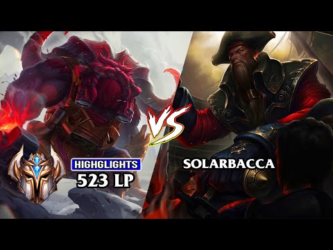 [KR] 13.15 - CHALLENGER ORNN ''Makkro'' vs CHALLENGER GANGPLANK ''Solarbacca'' - TopLane Kingdom