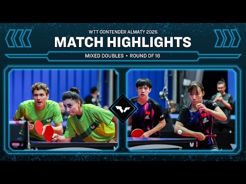 Katsman/Abraamian vs Huang/Shi | XD R16 | #WTTAlmaty 2025