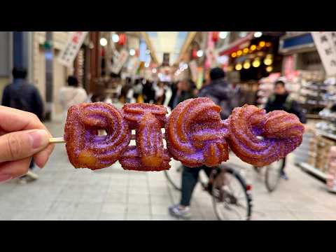 Trying Japanese Amusing Street Foods at Nagoya 🍔🍰 Osu Shopping Street