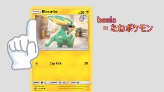 【PTCGO】英語学習レッスン１・ライボルト（英語の勉強・翻訳）