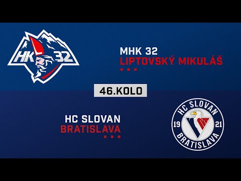46.kolo MHK 32 Liptovský Mikuláš - HC Slovan Bratislava HIGHLIGHTS
