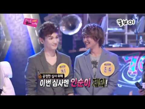 110204 "Idol 7080" SHINee Onew & Key dancing RDD w/ In Sooni + Talk