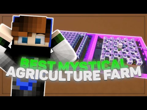 How Build the BEST Mystical Agriculture Farm in All The Mods 10 (ATM10)