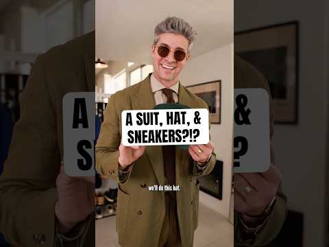 Will a Cap & Sneakers Look Good with a Suit?!?